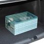 MUYOZZ 25 Quart Collapsible Storage Bins with Lids Foldable Plastic Storage Boxes for Home,Office,Car Trunk,Closet,Blue
