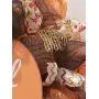 Thankful And Blessed Thanksgiving Wreath DecoMesh Brown Orange Gold FREE SHIPPING Free Wreath Hanger Included