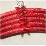5pcs Random Color Chinese Style Anti Slip Adult Clothes Hangers， Clothes Rack Sponges Padded Hangers for Photograph Shop Display Qipao Dress Hanger