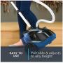 Rowenta IS6520 Master 360 Full Size Garment and Fabric Steamer with Rotating hanger, 1500-Watt, Blue (Renewed)