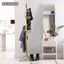 LENDRA Deluxe Wooden Coat Rack Tree ? 8 Hook Adjustable Height Hat, Jacket and Sweater Hanging Stand ? Easy Assembly ? Elegant Design for Home or Office Hall and Entryway LENDRA Deluxe Wooden Coat Rack Tree ? 8 Hook Adjustable Height Hat, Jacket and Sweater Hanging Stand ? Easy Assembly ? Elegant Design for Home or Office Hall and Entryway