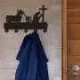 Xigeapg Biker Praying at Cross Motorcycle Wall Hook for Clothes Bag Keyring Hanger Motorbike Riders Motorcyclist
