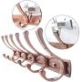 WEBI Wall Mounted Coat Rack with 6 Hooks for Hanging Coats,23-5/8 Coat Hanger Wall Mount Hook Rack Wall Hanger for Jacket,Hats,Clothes,Antique Copper,2 Packs