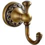 Leyden TM Antique Brass Finish Bathroom Towel Hanger Wall Mounted Clothes Hook Robe Hooks