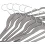 ZENSTYLE 100 Pack Ultra Thin Velvet Hangers - Non Slip Clothes Suit Hangers, 360 Degree Swivel Hook, Velvet Flocked Surface