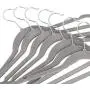 ZENSTYLE 100 Pack Ultra Thin Velvet Hangers - Non Slip Clothes Suit Hangers, 360 Degree Swivel Hook, Velvet Flocked Surface