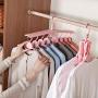 EvaroFly Multipurpose Folding Hanger, 360° Rotatable Storage Clothes Hanger, Household Travel -White 1pc