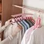 EvaroFly Multipurpose Folding Hanger, 360° Rotatable Storage Clothes Hanger, Household Travel -White 1pc