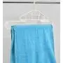 Home-X Expanding Hanger, Extendable Plastic Hanger for Heavy Clothes, Blankets, Towels, Duvets, and Accessories, Adjustable Hanger-18.5” to 30”W