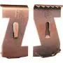 Metal Brick Hanger Brick Wall Clips Hooks Fastener Clips Fits Brick 2.24 inch to 2.5 inch in Height for Hanging Pictures (2)