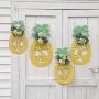 Custom Pineapple Monogram Door Hanger Summer Pineapple Decor Monogram Pineapple Welcome Decor Pineapple Door Hanger Monogram Wedding Gift Double Door Hangers Mothers Day Gift Birthday Welcome Wreath