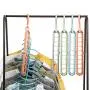 SICKALY Space Saving Hangers,Multi-Functional Hangers,Storage Home Hangers,Folding Clothes (5 Packs, Random Colors)