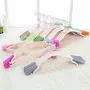 KIPB 10 pcs Adult Plastic Clothes Hangers Non-Slip No Trace Drying Rack Clothes Hanger for Sweaters Dress Shirts (Random Color)