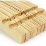 HANGERWORLD 10 Natural Wooden 11.8inch Kids Cresent Shaped Notched Coat Clothes Garment Hangers Baby Toddler HANGERWORLD 10 Natural Wooden 11.8inch Kids Cresent Shaped Notched Coat Clothes Garment Hangers Baby Toddler