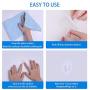 BABALA Heavy Duty Wall Hooks - Eco-Friendly Magic No-Glue Silicone Hooks Transparent Nail Free Wall Hangers Waterproof Reusable Strong Utility Hooks for Kitchen, Bathroom, Coat, Towel, Keys (Hooks)