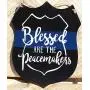 Blessed Are the Peacemakers Wooden Door Hanger Signs