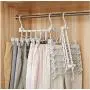 2pcs 3D Space Saving Hanger Magic Clothes Hanger with Hook Closet Organizer Home Tools Closet Organizer Rack