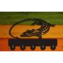 GFDEA Coat Racks Coat Hooks Lizard Unique Design Wooden Hanger Creative Gift Clothes Hat Key Hook/Coat Rack/Wall Hook Home Decoration Wall Stickers Kitchen Bathroom Towel Hook,Black Over Door Hooks