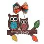 Fall Owls Welcome Door Hanger, Forest Animal Owls Wreath Sign, Woodland Creatures Wood Sign, Tree Branch with Leaves, Fall Decorations Fall Owls Welcome Door Hanger, Forest Animal Owls Wreath Sign, Woodland Creatures Wood Sign, Tree Branch with Leaves, Fall Decorations