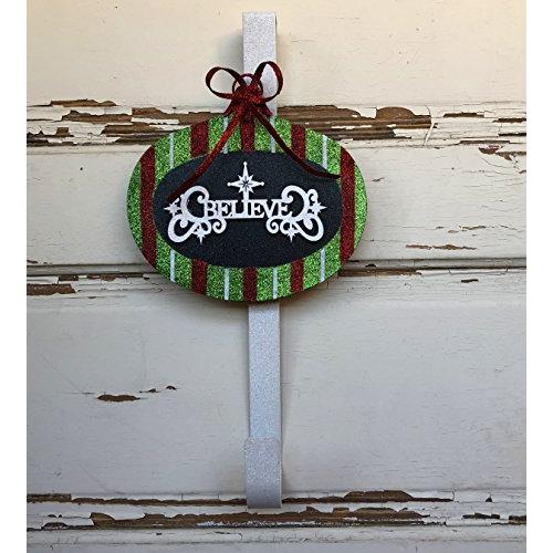 AGD Christmas Decor - Designer Believe Bulb Wreath Door Hanger