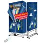 KASYDoFF Clothes Dryer Portable 3-Tier 1.7 Meters Foldable Clothes Drying Rack Energy Saving (Anion) Clothing Dryers Digital Automatic Timer with Remote Control for Apartment Houses KASYDoFF Clothes Dryer Portable 3-Tier 1.7 Meters Foldable Clothes Drying Rack Energy Saving (Anion) Clothing Dryers Digital Automatic Timer with Remote Control for Apartment Houses