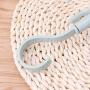 Dabixx 360 Degree Rotating Belt Hanger Scarf Tie Rack Holder Hook Closet Organizer - Blue
