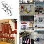 S Hooks 3 Inch S Shaped Utility Hooks, Topick 30 Pack Hanging Hooks Stainless Steel Metal Hanger Heavy Duty Hooks, Storage Holders for Kitchen, Work Shop, Bathroom, Plants, Office, Garden (3in Bold)