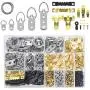 DYWISHKEY Picture Hanging Kit, 815 PCS Heavy Duty Assorted Picture Hangers Hooks Nails and Screws, Picture Hangers Assortment Kit for Wall Mounting DYWISHKEY Picture Hanging Kit, 815 PCS Heavy Duty Assorted Picture Hangers Hooks Nails and Screws, Picture Hangers Assortment Kit for Wall Mounting