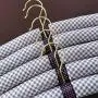 ROUND YUAN 45cm Men Clothes Hangers Padded Hangers Foam Hanger Non Slip Satin Canvas Covers for Adults Clothes Men Suits 5pcs ROUND YUAN 45cm Men Clothes Hangers Padded Hangers Foam Hanger Non Slip Satin Canvas Covers for Adults Clothes Men Suits 5pcs