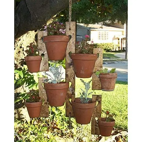 Wooden Plant Hanger Set Wooden Plant Hanger Set