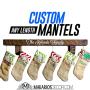 stocking holder, stocking hanger, Christmas stocking holder, Christmas stocking