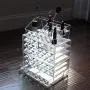 Ikee Design Acrylic Diamond Pattern Jewelry & Cosmetic Storage Display Boxes 3 Pieces Set Ikee Design Acrylic Diamond Pattern Jewelry & Cosmetic Storage Display Boxes 3 Pieces Set