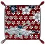 Japanese Sakura Flower Chinese Bird Crane Leather Tray Dice Boxes Bedside Tray Key Watches and Candy Holder Sundries Entryway Tray,20.5x20.5cm Japanese Sakura Flower Chinese Bird Crane Leather Tray Dice Boxes Bedside Tray Key Watches and Candy Holder Sundries Entryway Tray,20.5x20.5cm