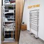 Stainless Drying Clothes Rack - Portable Rolling Drying Rack for Laundry Baby Clothes Drying Hangers Rack , Stainless  Drying Racks for Laundry, 3 Tier Drying Racks for Laundry by KP Solutions