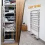 Stainless Drying Clothes Rack - Portable Rolling Drying Rack for Laundry Baby Clothes Drying Hangers Rack , Stainless  Drying Racks for Laundry, 3 Tier Drying Racks for Laundry by KP Solutions