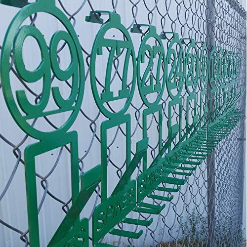 Customized Softball or Baseball equipment hanger POWDER COATED! Customized Softball or Baseball equipment hanger POWDER COATED!