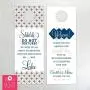 Do Not Disturb Wedding Door Hangers (set of 10) Quatrefoil