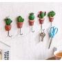 Chiloskit 5pcs 4" Stainless Steel Scculent Plants Hook Creative Cactus Kitchen Wall Door Hanger Sundries Cute Hooks Clothes Hangers Chiloskit 5pcs 4" Stainless Steel Scculent Plants Hook Creative Cactus Kitchen Wall Door Hanger Sundries Cute Hooks Clothes Hangers
