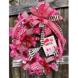 Rustic Valentine Love Wreath | Valentine Decor | Valentine Door Hanger | Wall Decor | FREE Shipping | Hard Working Mom