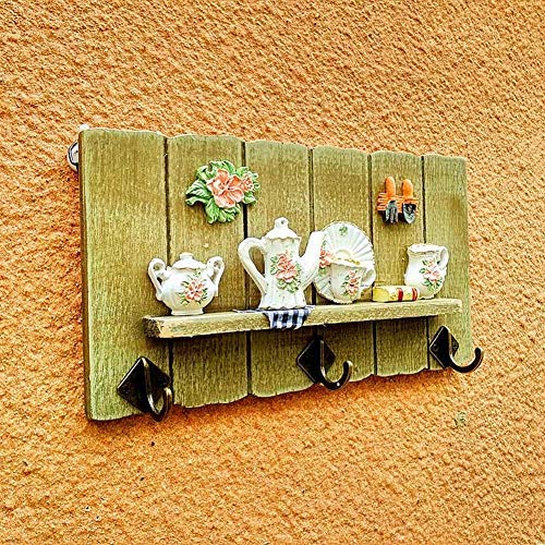 Cxjff Wall Mounted Coat Rack Clothes Hat Hanger Holder Hooks Shelf Wood Creative, Yelllow, 3 Styles Available (Color : A, Size : 3 Pieces) Cxjff Wall Mounted Coat Rack Clothes Hat Hanger Holder Hooks Shelf Wood Creative, Yelllow, 3 Styles Available (Color : A, Size : 3 Pieces)