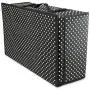 HANGERWORLD Medium Black Polka Dot Wedding Dress Bridal Gown Garment Storage Boxes and Travel Carry Case HANGERWORLD Medium Black Polka Dot Wedding Dress Bridal Gown Garment Storage Boxes and Travel Carry Case