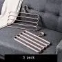 Maimuxi Pants Hangers - 3 Pack Scarf Hangers S-Type Clothes Pant Hangers Multi-Purpose Pants Hanger Space Saving Closet Organizer for Scarfs Jeans Clothes Trousers Towels Maimuxi Pants Hangers - 3 Pack Scarf Hangers S-Type Clothes Pant Hangers Multi-Purpose Pants Hanger Space Saving Closet Organizer for Scarfs Jeans Clothes Trousers Towels
