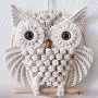 Sundlight Owl Macrame Wall Hanging Art Decor Handmade Woven Tapestry Boho Ornament Wall Hanger - Office Living Room Bedroom Nursery Craft Decorations fit Home Sundlight Owl Macrame Wall Hanging Art Decor Handmade Woven Tapestry Boho Ornament Wall Hanger - Office Living Room Bedroom Nursery Craft Decorations fit Home