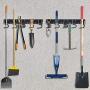 Twinkle Star Garage Tool Organizer Wall Mount, Mop Broom Holder, Wall Holders for Tools, 4 Pack