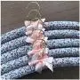 DNJKSA 38.5cm 5pcs/lot Cloth Hangers Package Hanger Soft Clothes Rack(Random Color)