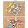 Folding Travel Clip & Drip Hanger, Portable Plastic Clothes Underwear Socks Laundry Drying Hanger Rack With 12 Clips For Home Or Outdoor (Light Green) Folding Travel Clip & Drip Hanger, Portable Plastic Clothes Underwear Socks Laundry Drying Hanger Rack With 12 Clips For Home Or Outdoor (Light Green)