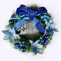 Hot Sale!DEESEE(TM)????????Christmas Wreath Christmas Garland Artificial Xmas Pine Wreath Christmas Decorations Including Wreath Hanger (Blue)