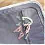 8pcs Random Color Clothes Hanger Exquisite Kids Hangers Portable Clothes Hanger Durable Hangers Plastic Hangers for Outdoor Travelling