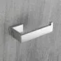 Durafe Toilet Roll Holder Stainless Steel 304 Square Towel Hanger Wall Mounted Hooks for Bathroom Polished Chrome