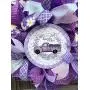 Purple lavender wreath| Purple lavender truck wreath | Lavender door hanger| Purple Door Hanger| Purple Decor| Hard Working Mom| Free Shipping